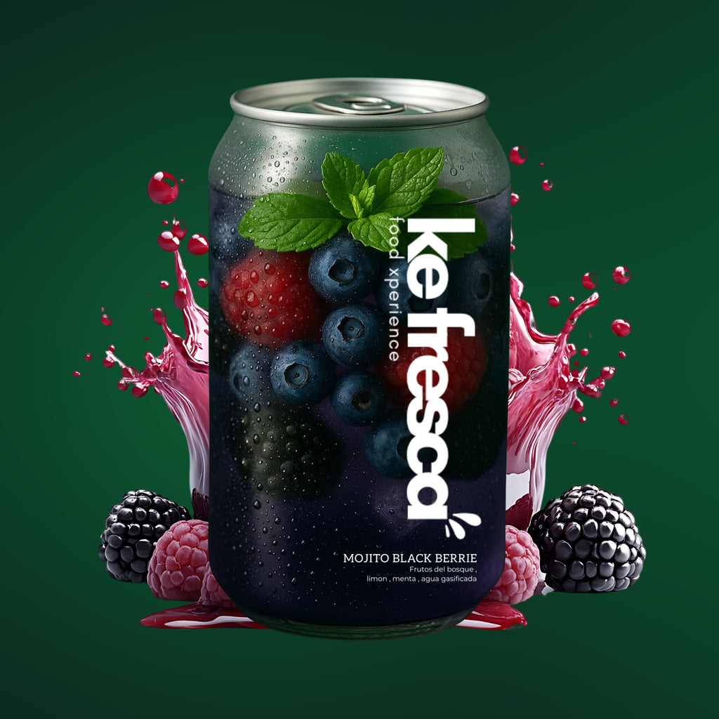 Mocktail Mojito Blueberry 250 cc.