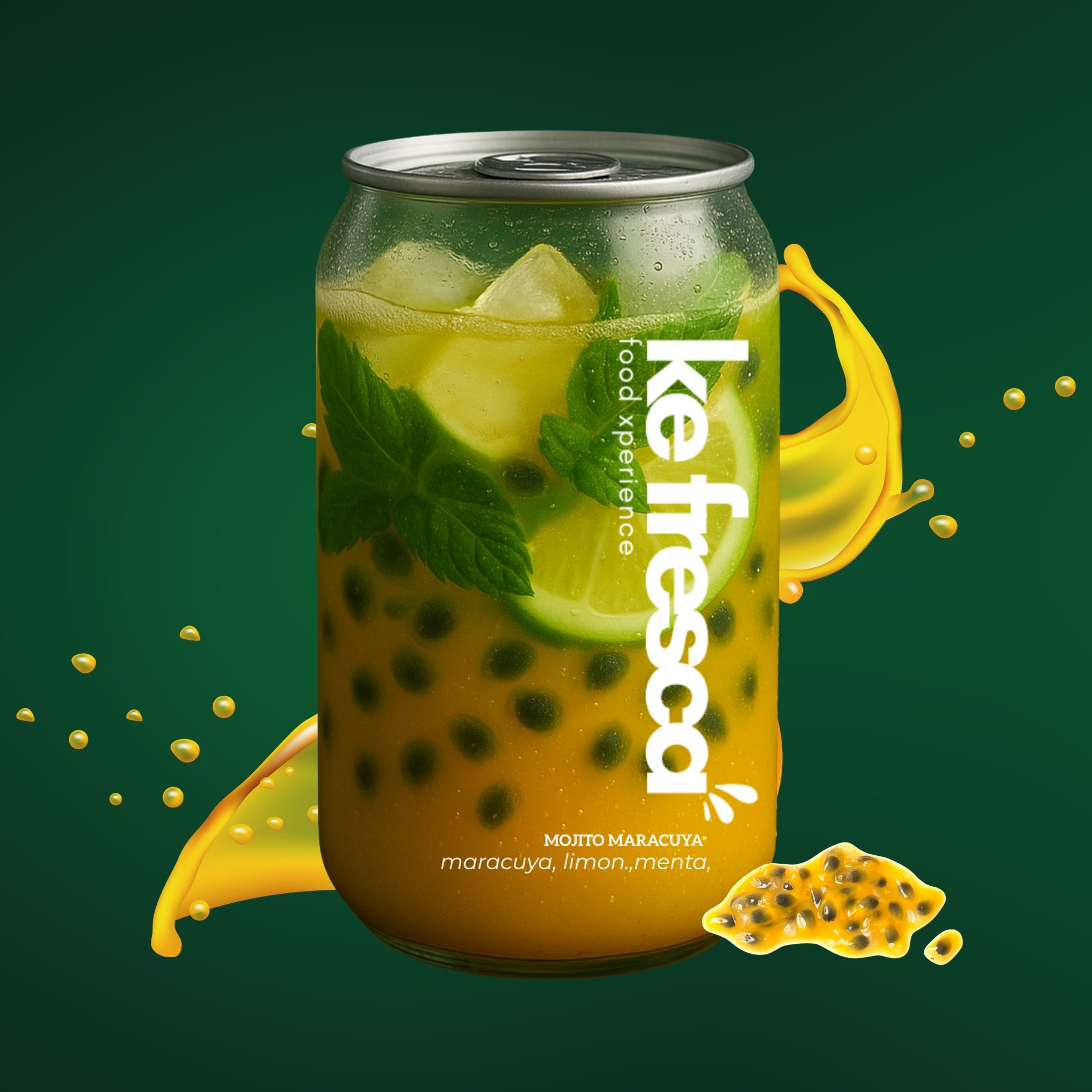 Mocktail Mojito Blueberry 250 cc.